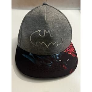grey DC Comics Batman adjustable snapback hat